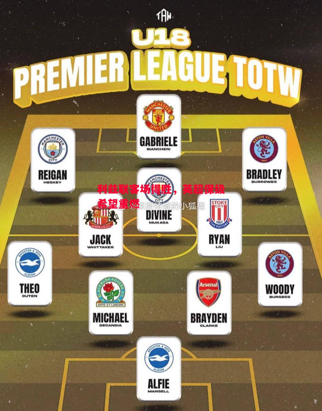 利兹联客场得胜，英超保级希望重燃